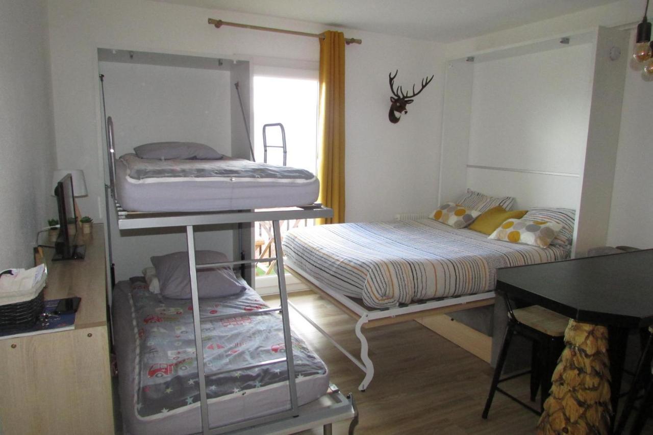 Studio Cocooning Tout Confort Les Angles Exteriör bild